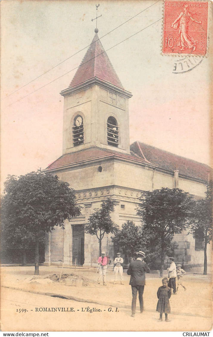 93-ROMAINVILLE-L EGLISE-N°6031-H/0297 - Romainville