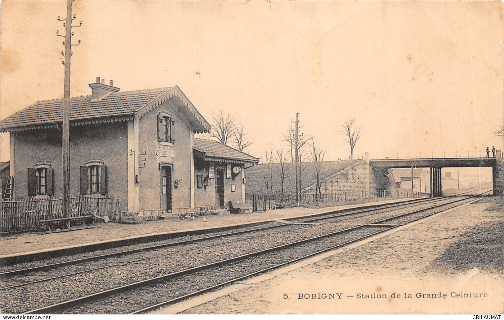 93-BOBIGNY-STATION DE LA GRANDE CEINTURE-N°6031-H/0283 - Bobigny