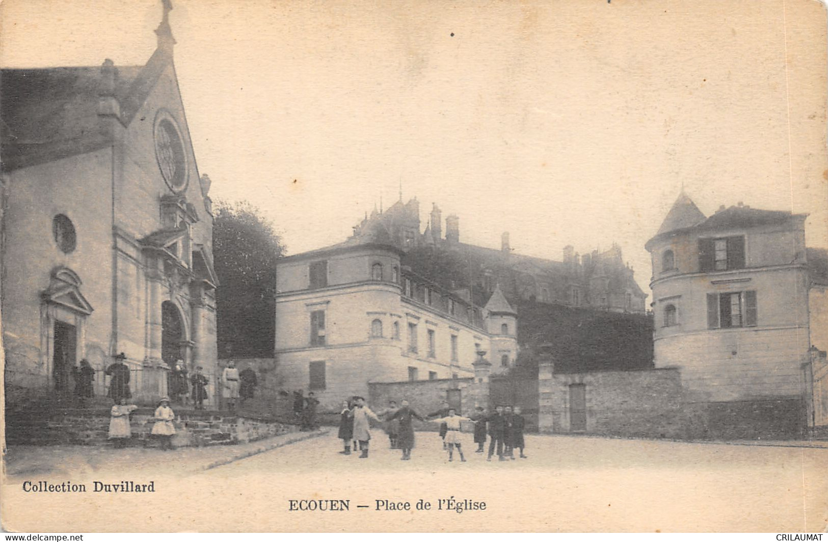 95-ECOUEN-PLACE DE L EGLISE-N°6032-D/0019 - Ecouen