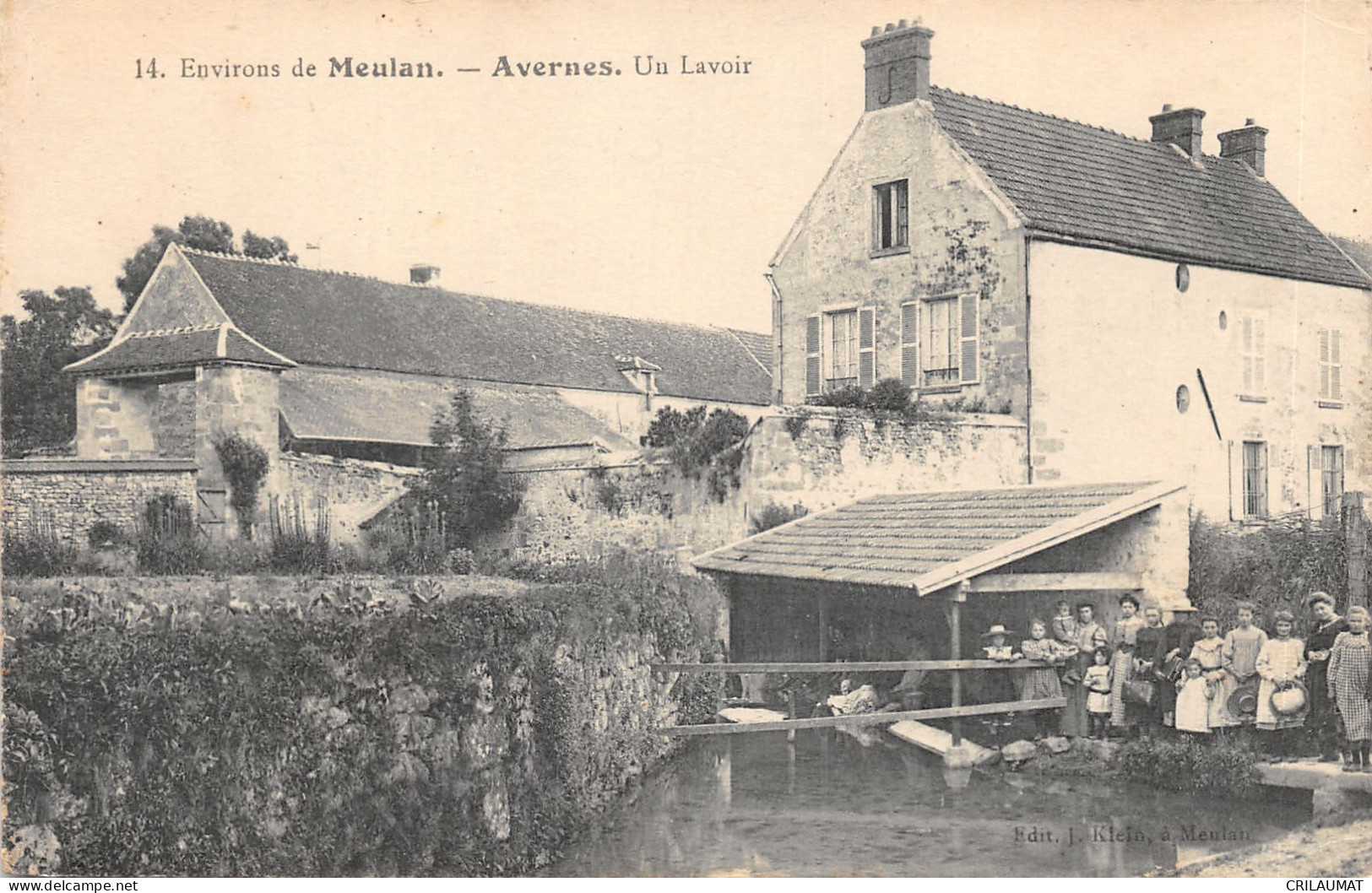 95-AVERNES-LE LAVOIR-ANIMEE-N°6032-C/0343 - Avernes