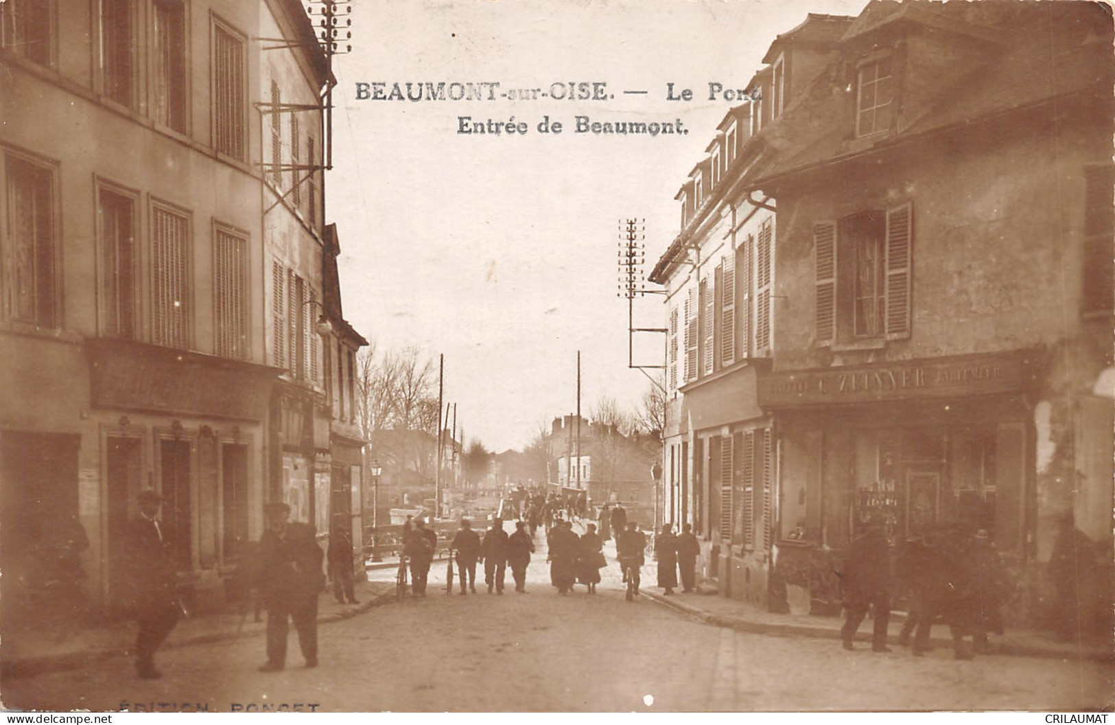 95-BEAUMONT SUR OISE-LE PONT-N°6032-C/0259 - Beaumont Sur Oise