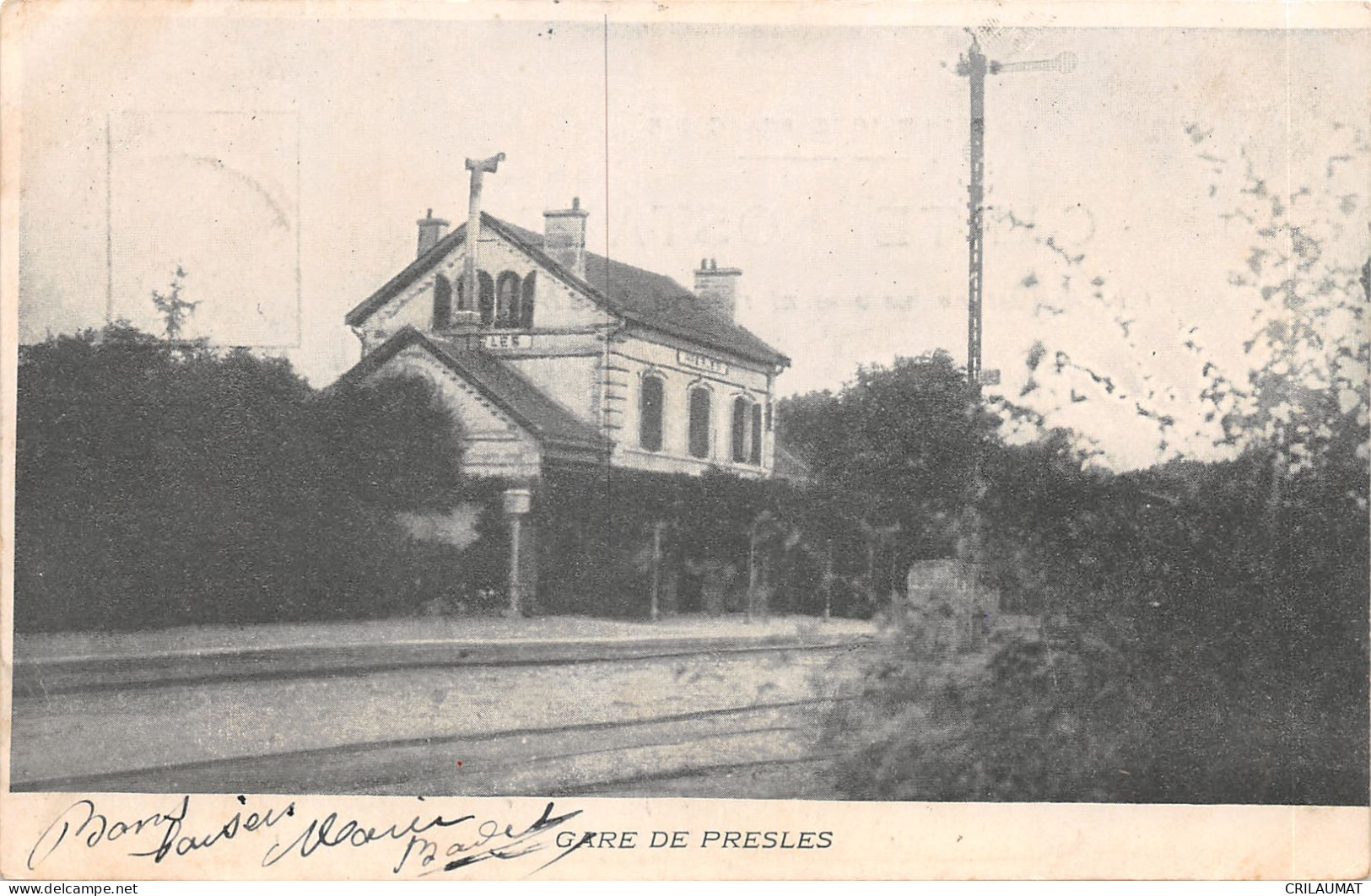 95-PRESLES-LA GARE-N°6032-C/0207 - Presles