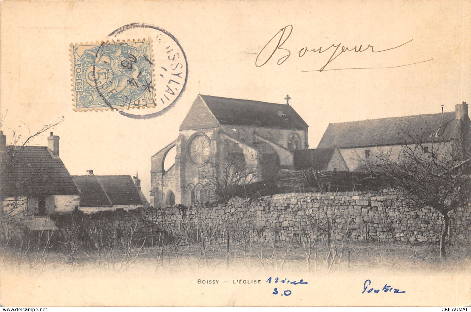 95-BOISSY L AILLERIE-L EGLISE-N°6032-C/0107 - Boissy-l'Aillerie