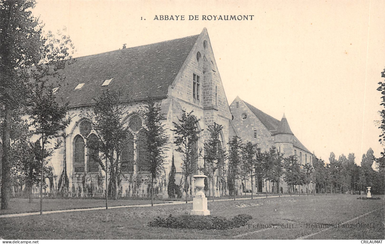 95-ASNIERES SUR OISE-ABBAYE DE ROYAUMONT-N°6032-B/0387 - Asnières-sur-Oise