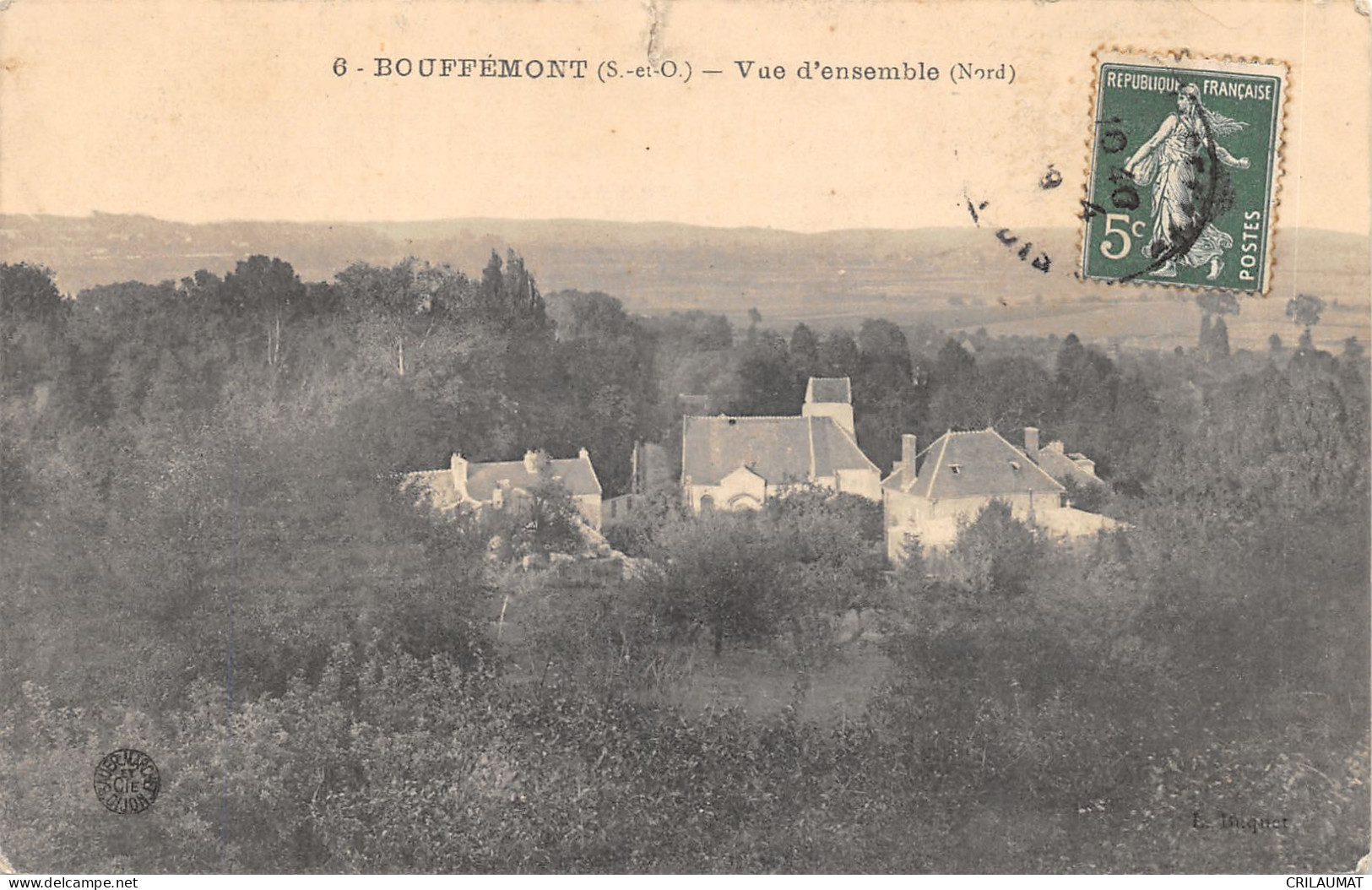 95-BOUFFEMONT-VUE D ENSEMBLE-N°6032-B/0385 - Bouffémont