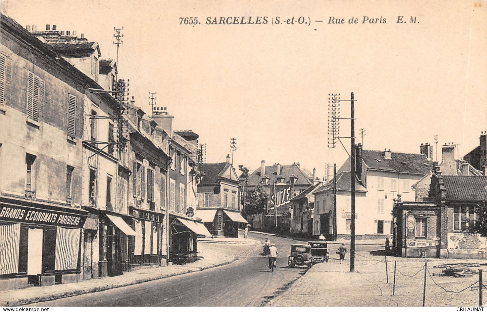 95-SARCELLES-RUE DE PARIS-N°6032-B/0377 - Sarcelles