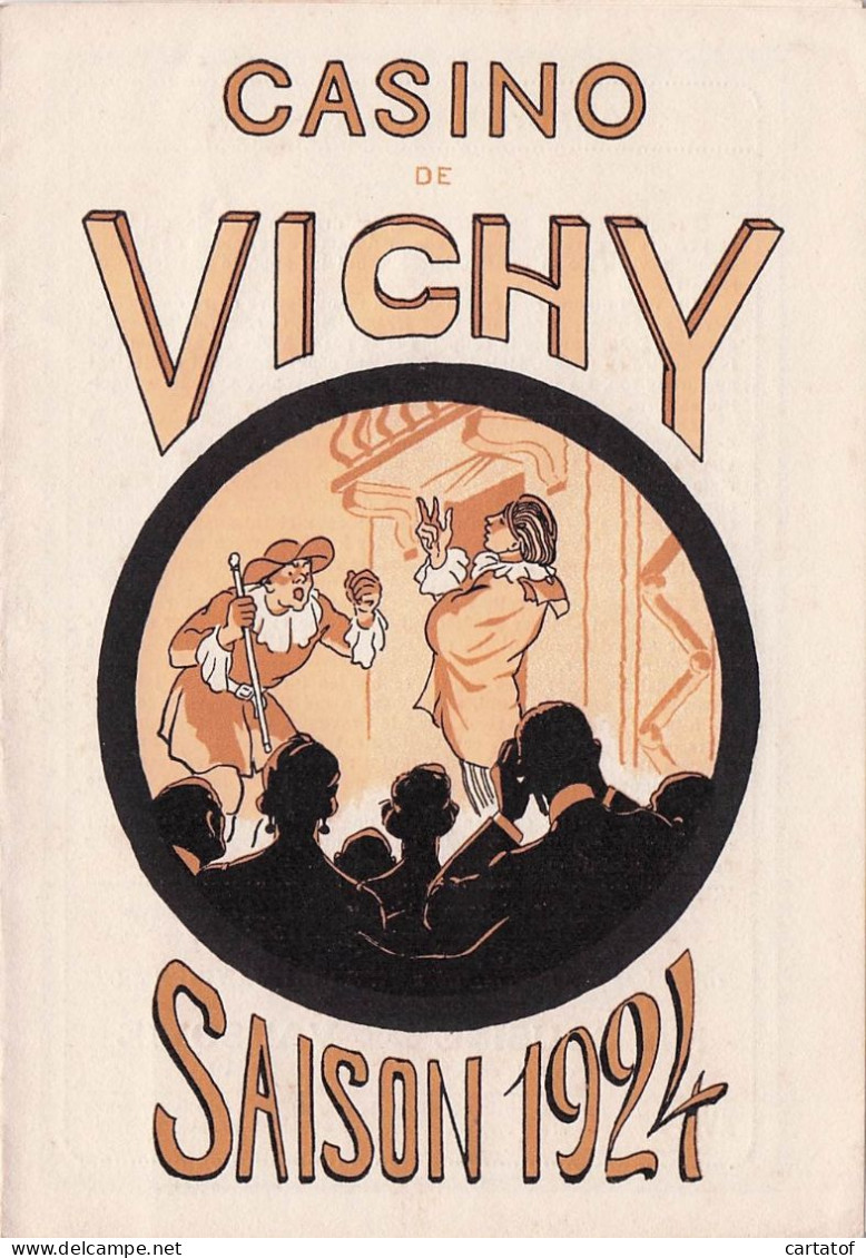 Casino De VICHY . Saison 1924 . 19 Aout . SIEGFRIED . Programme . - Programme