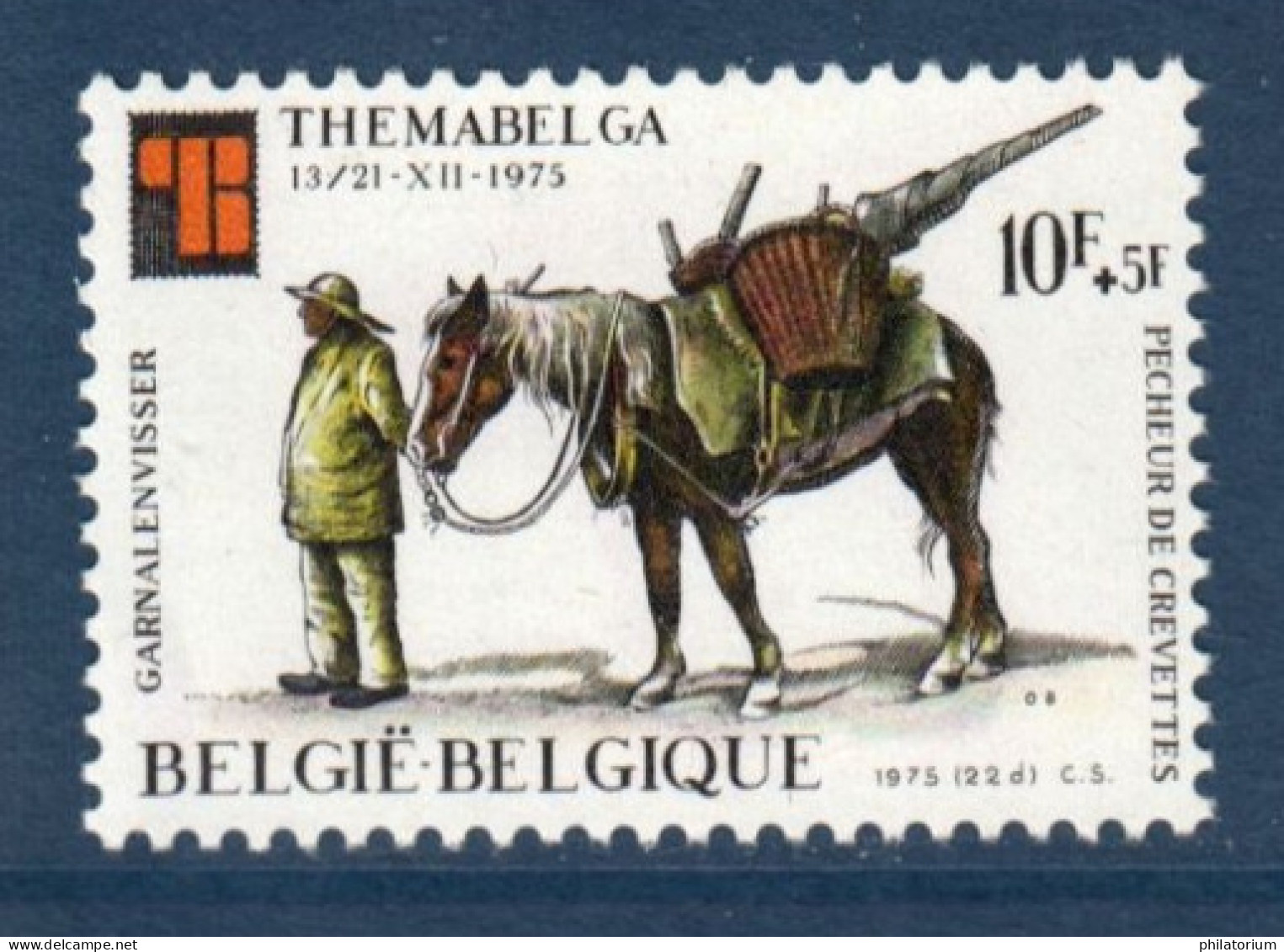 Belgique, België, **, Yv 1787, Mi 1844, SG 2414, Pêcheur De Crevettes D'Oostduinkerke, - Ungebraucht