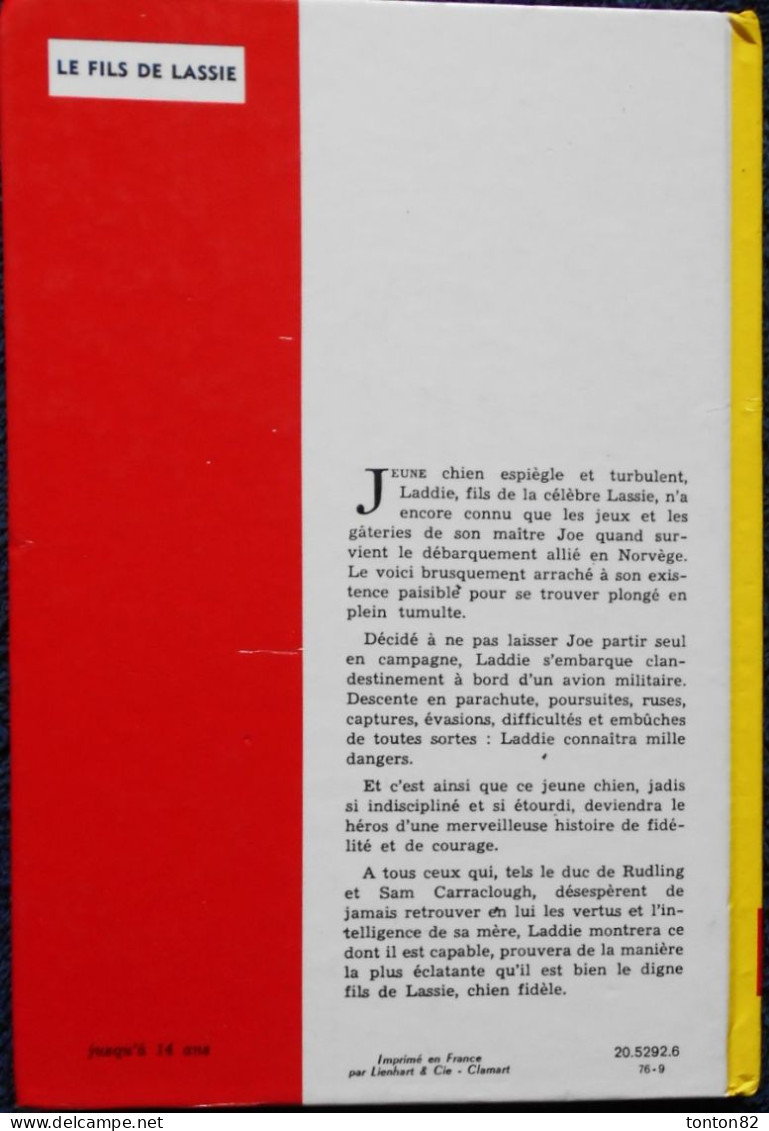 Hélène Commin - Le Fils De LASSIE - Idéal Bibliothèque  - ( 1976 ) . - Ideal Bibliotheque
