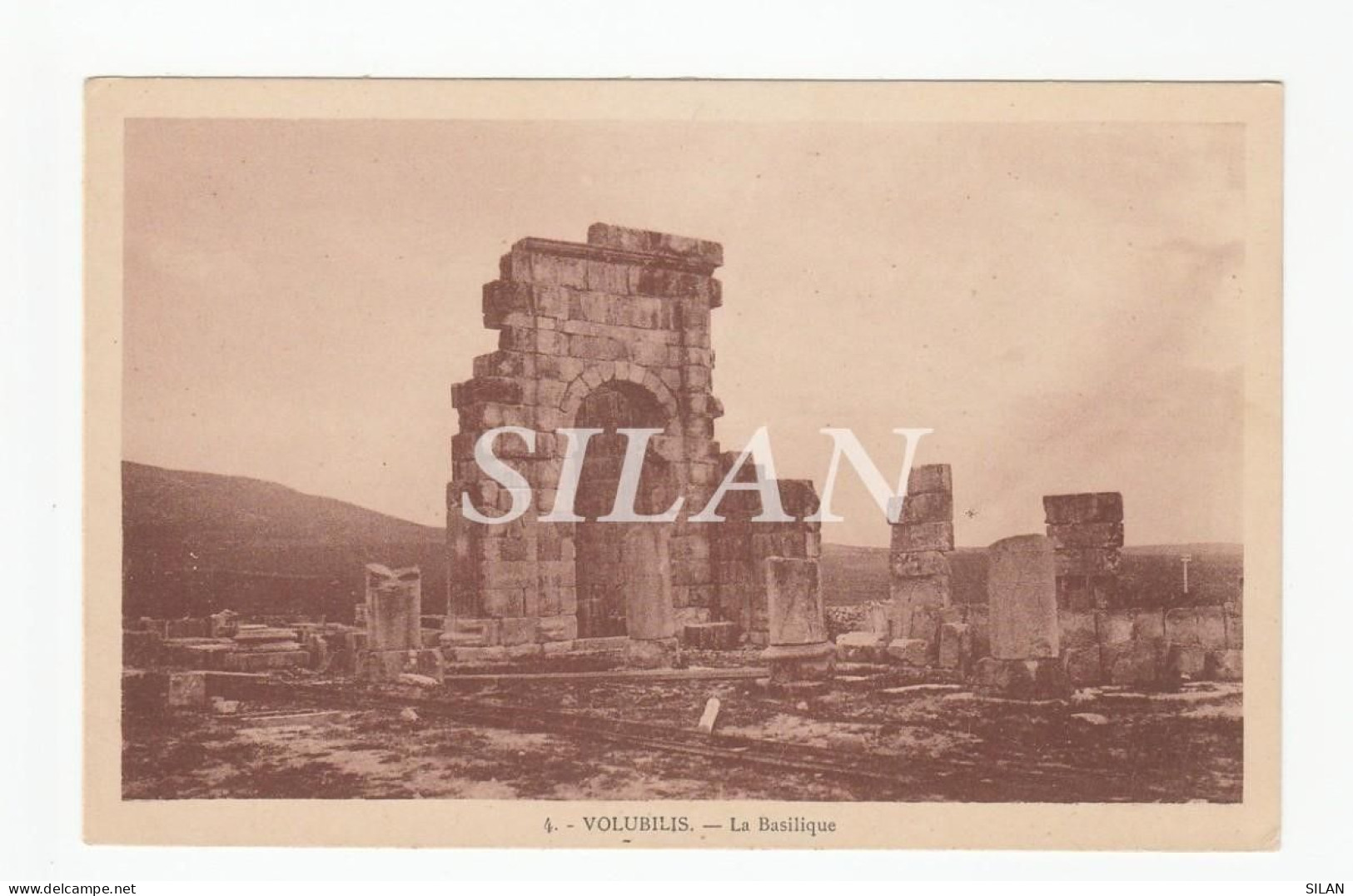 Postal Antigua Volubilis Fototipia Photo Albert. Argel - Otros & Sin Clasificación