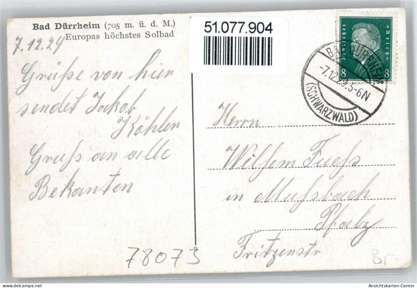 51077904 - Bad Duerrheim , Schwarzw - Bad Duerrheim