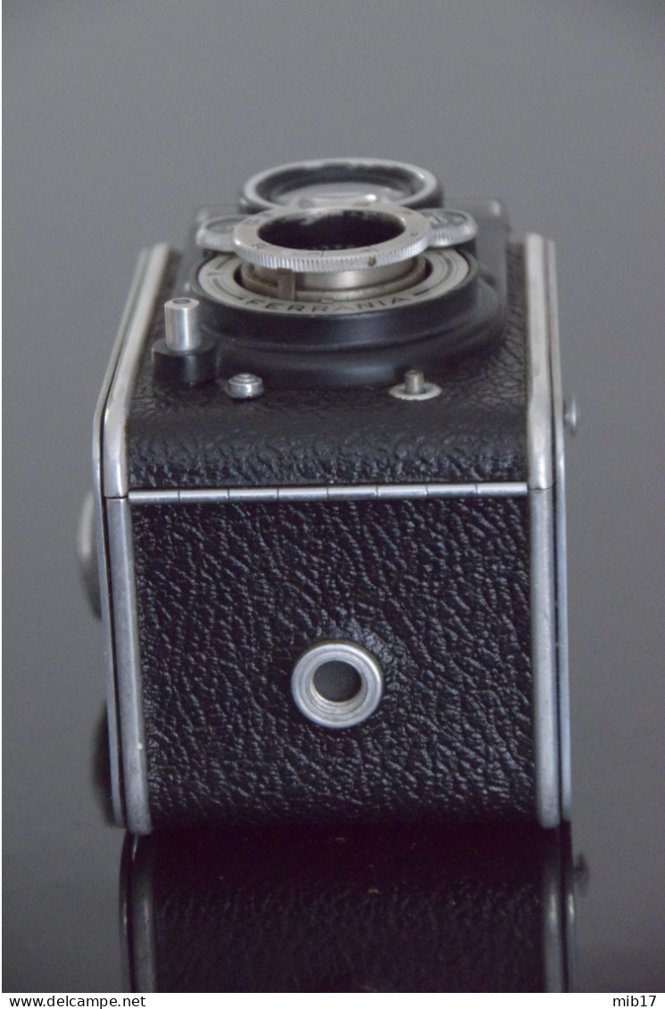 appareil photo ancien collection FERRANIA ELIOFLEX film 120