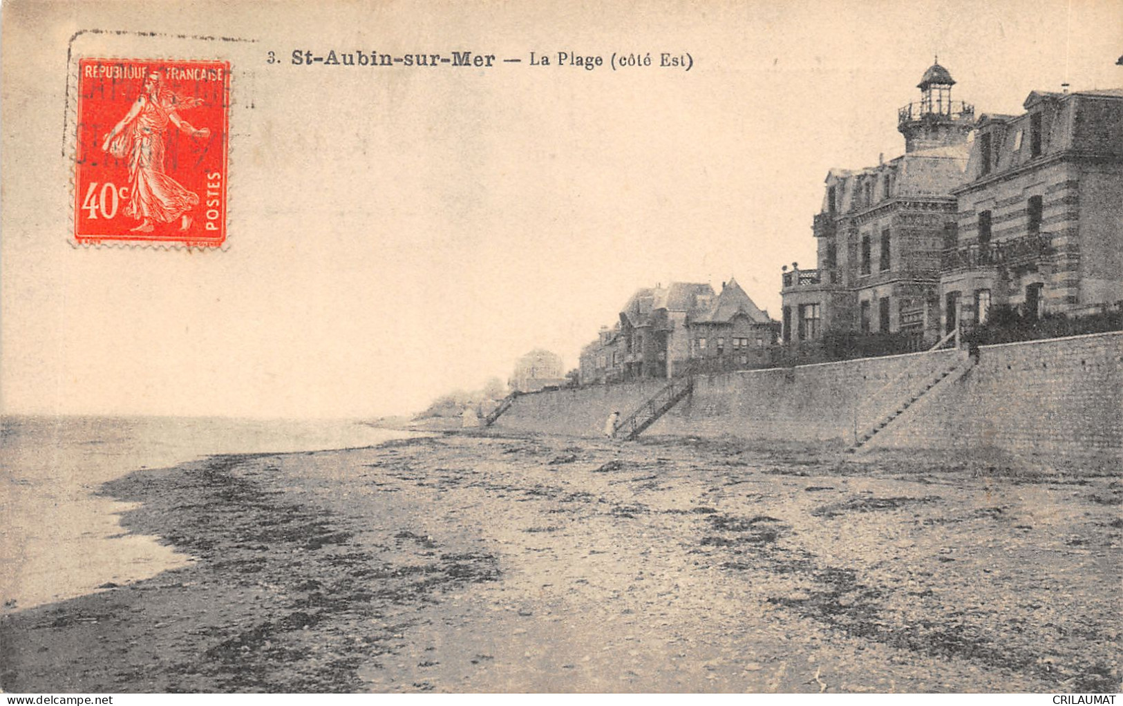 14-SAINT AUBIN SUR MER-N°6034-H/0021 - Saint Aubin