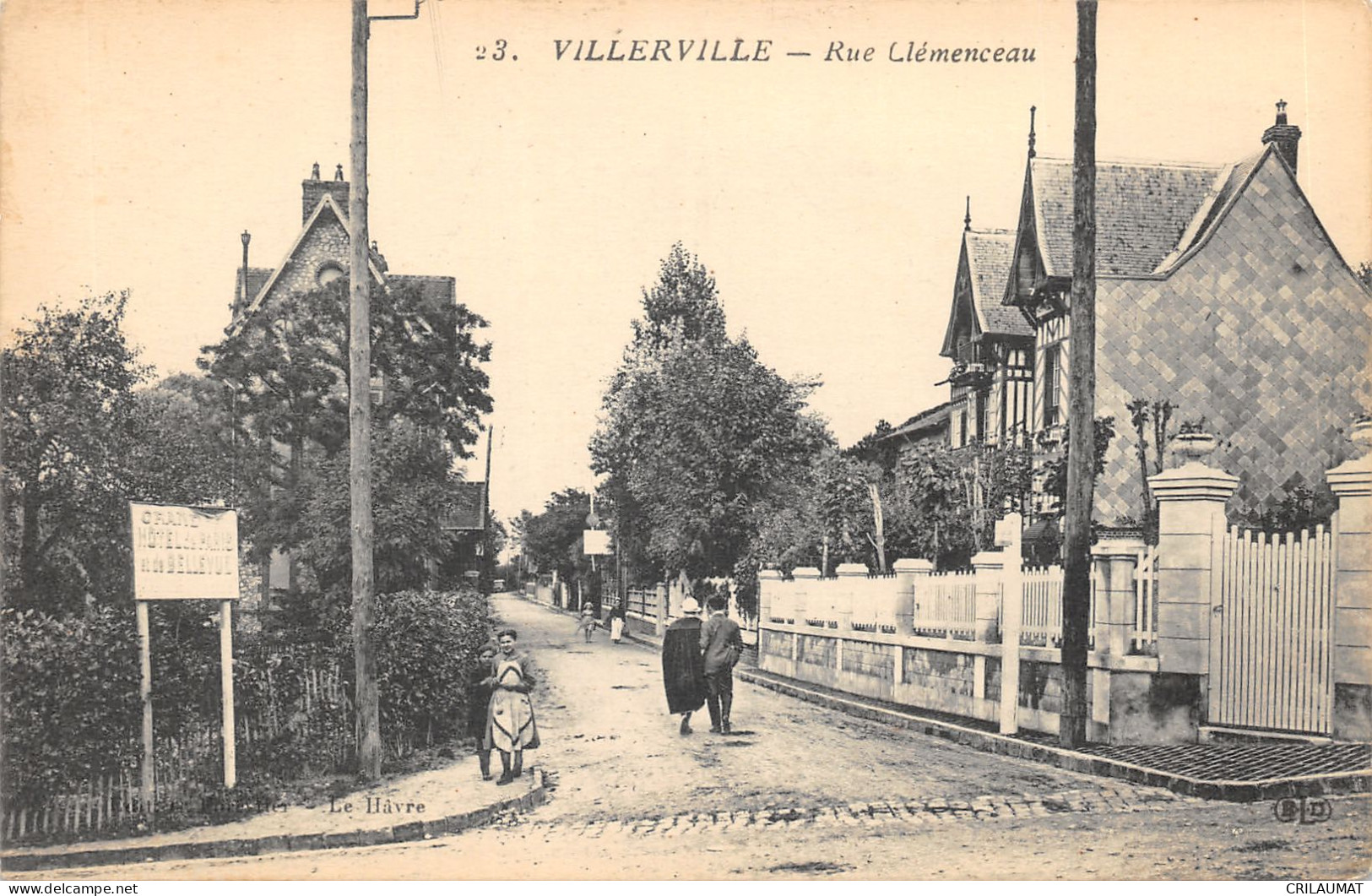 14-VILLERVILLE SUR MER-N°6034-G/0381 - Villerville