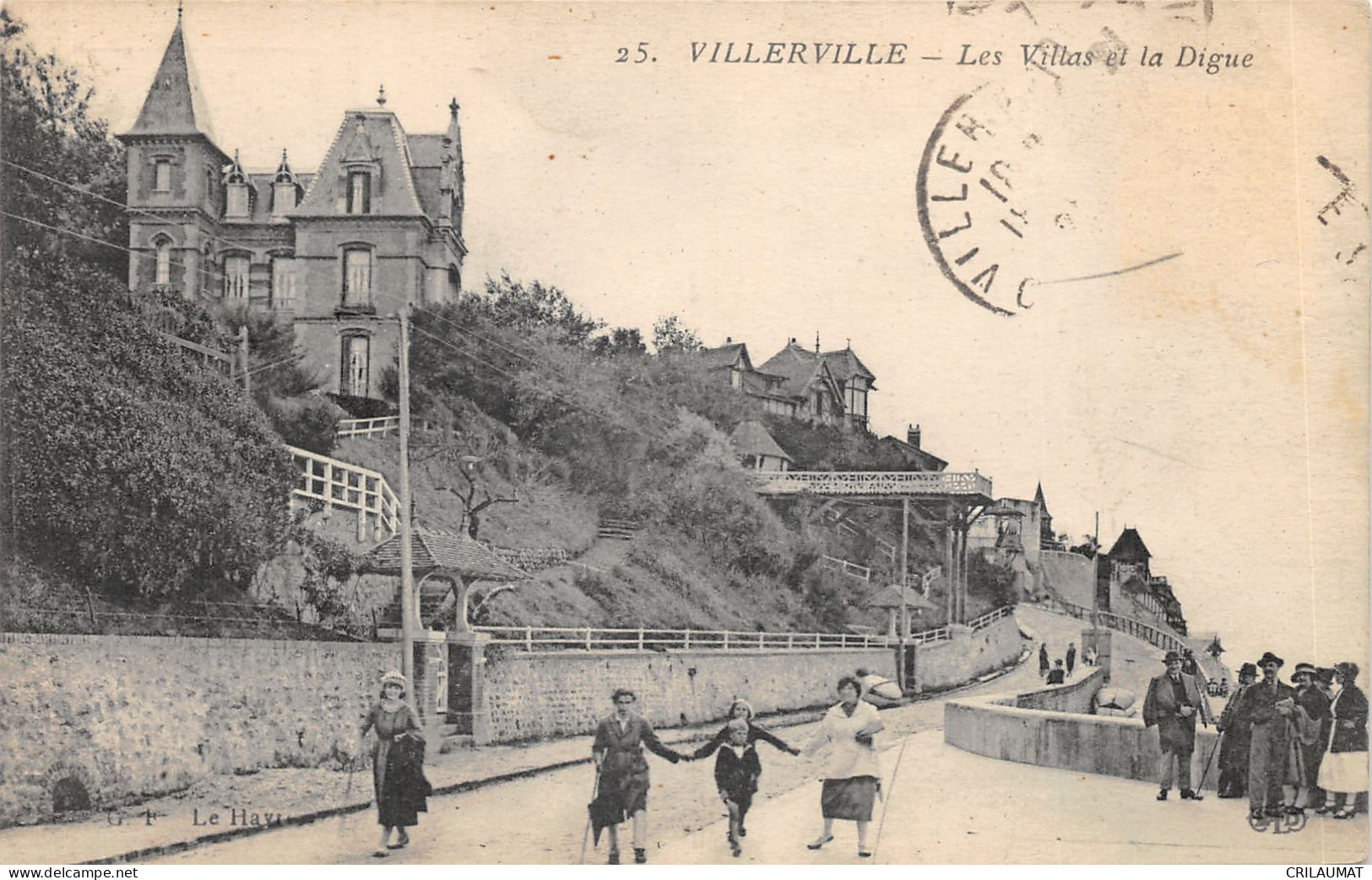 14-VILLERVILLE SUR MER-N°6034-G/0373 - Villerville