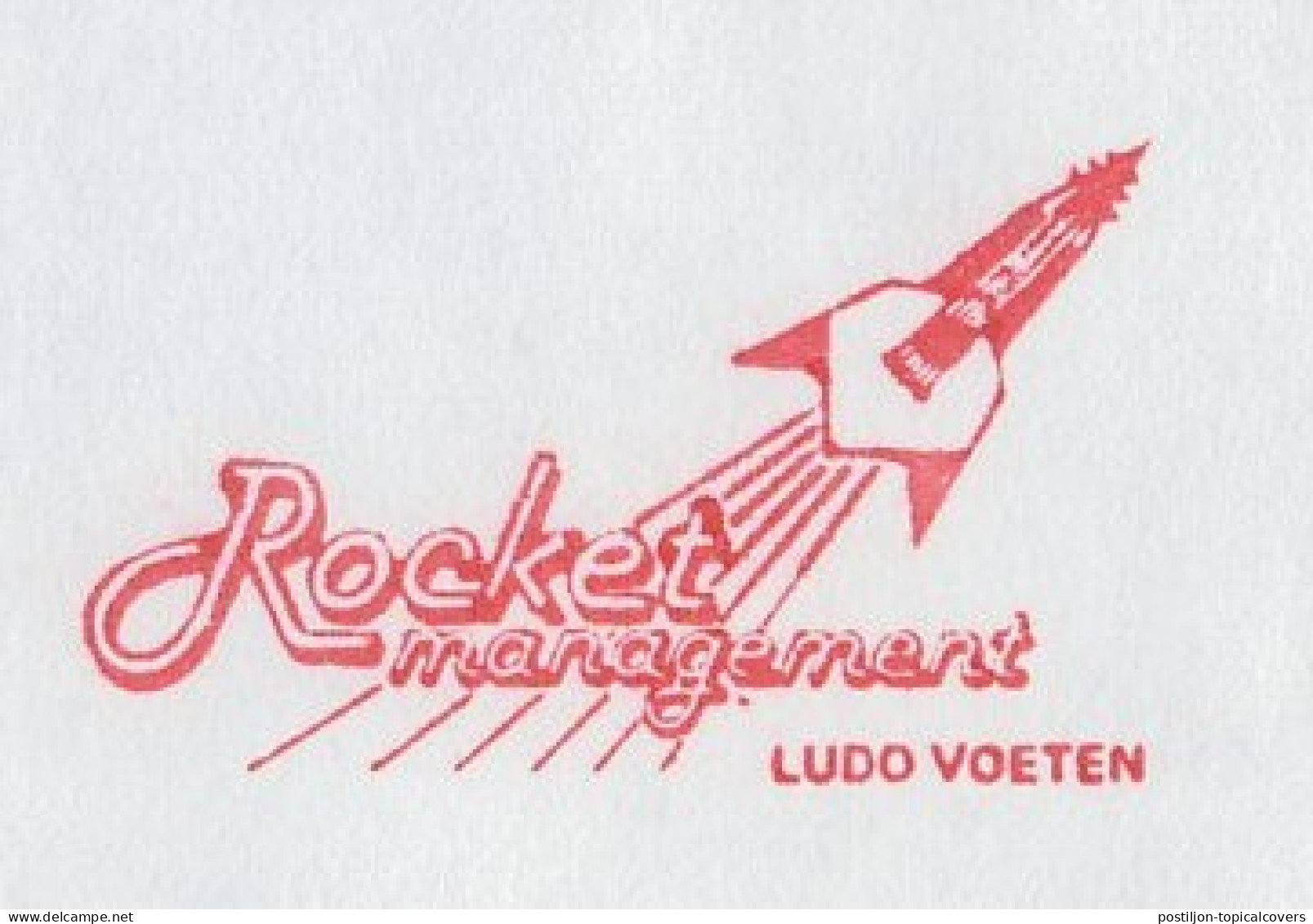 Meter Cover Netherlands 1988 Rocket - Astronomy