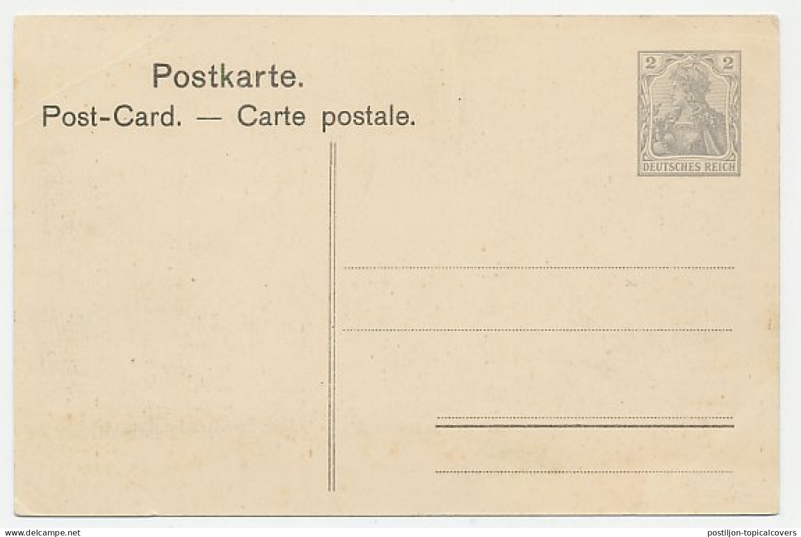 Postal Stationery Germany 1907 Foundation Philatelists Society Wurttemberg - Stamps - Sonstige & Ohne Zuordnung