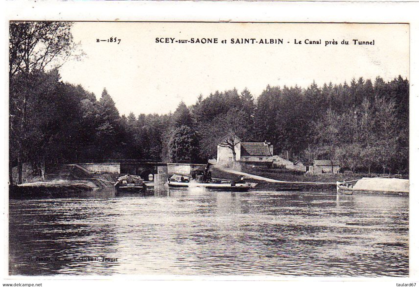 Scey-sur-Saone Et Saint-Albin Le Canal Près Du Tunnel - Scey-sur-Saône-et-Saint-Albin