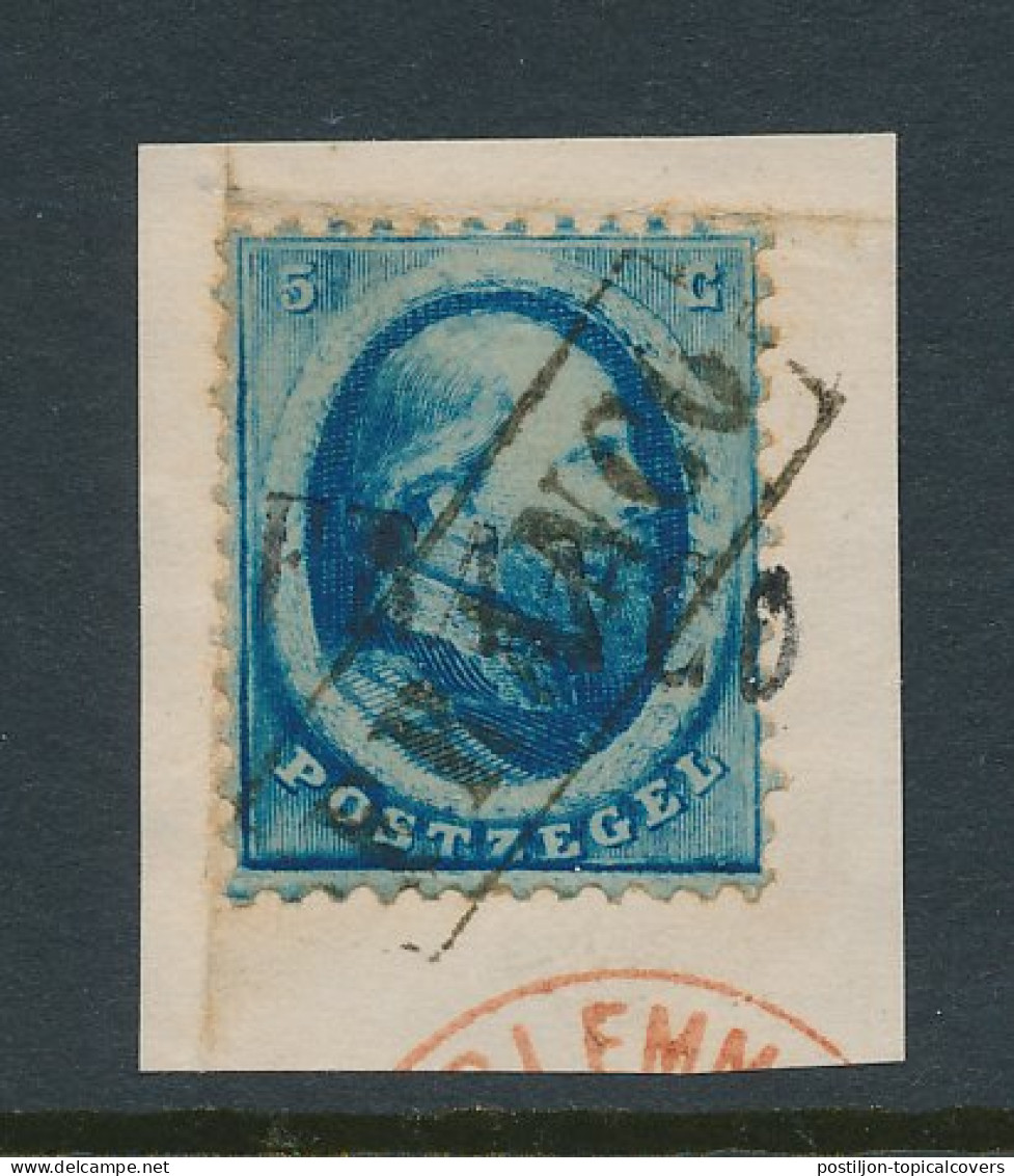 Em. 1864 FRANCO Zonder Kastje En FRANCO Met Kastje - Poststempel