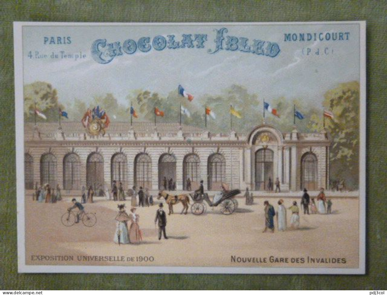 Exposition Universelle De 1900 - Nouvelle Gare Des Invalides  - Publicité Ibled - Ibled