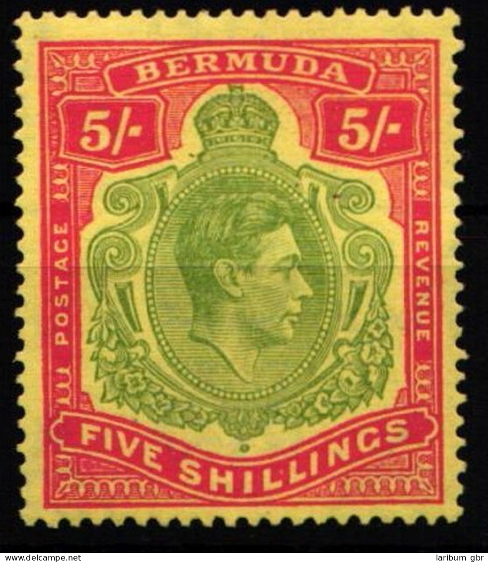 Bermuda 113 B Mit Falz König George VI. #NB082 - Otros - América