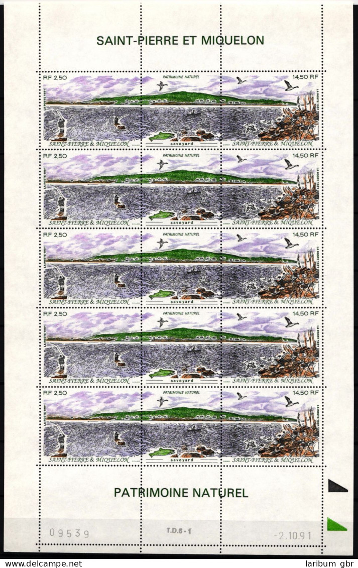 St. Pierre Et Miquelon 623-624 Postfrisch Als Zd-Bogen #NB101 - Otros & Sin Clasificación