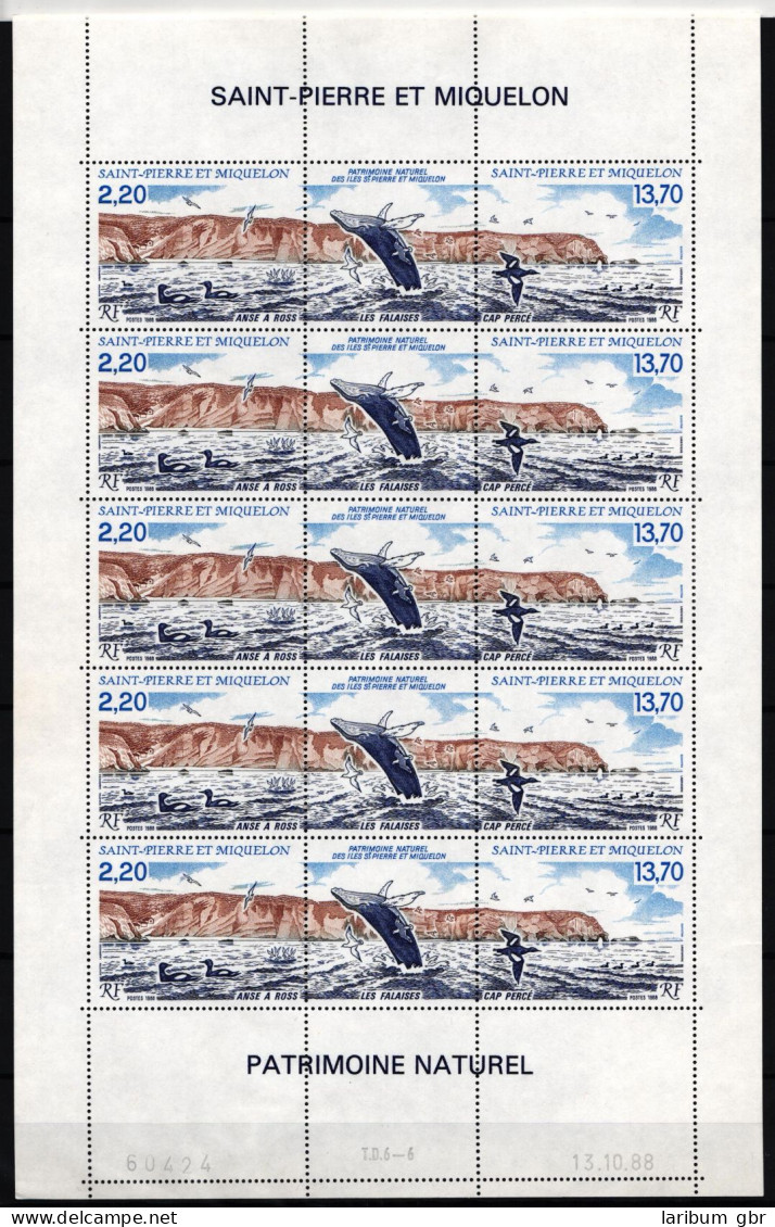 St. Pierre Et Miquelon 566-567 Postfrisch Als ZD-Bogen #NB099 - Altri & Non Classificati