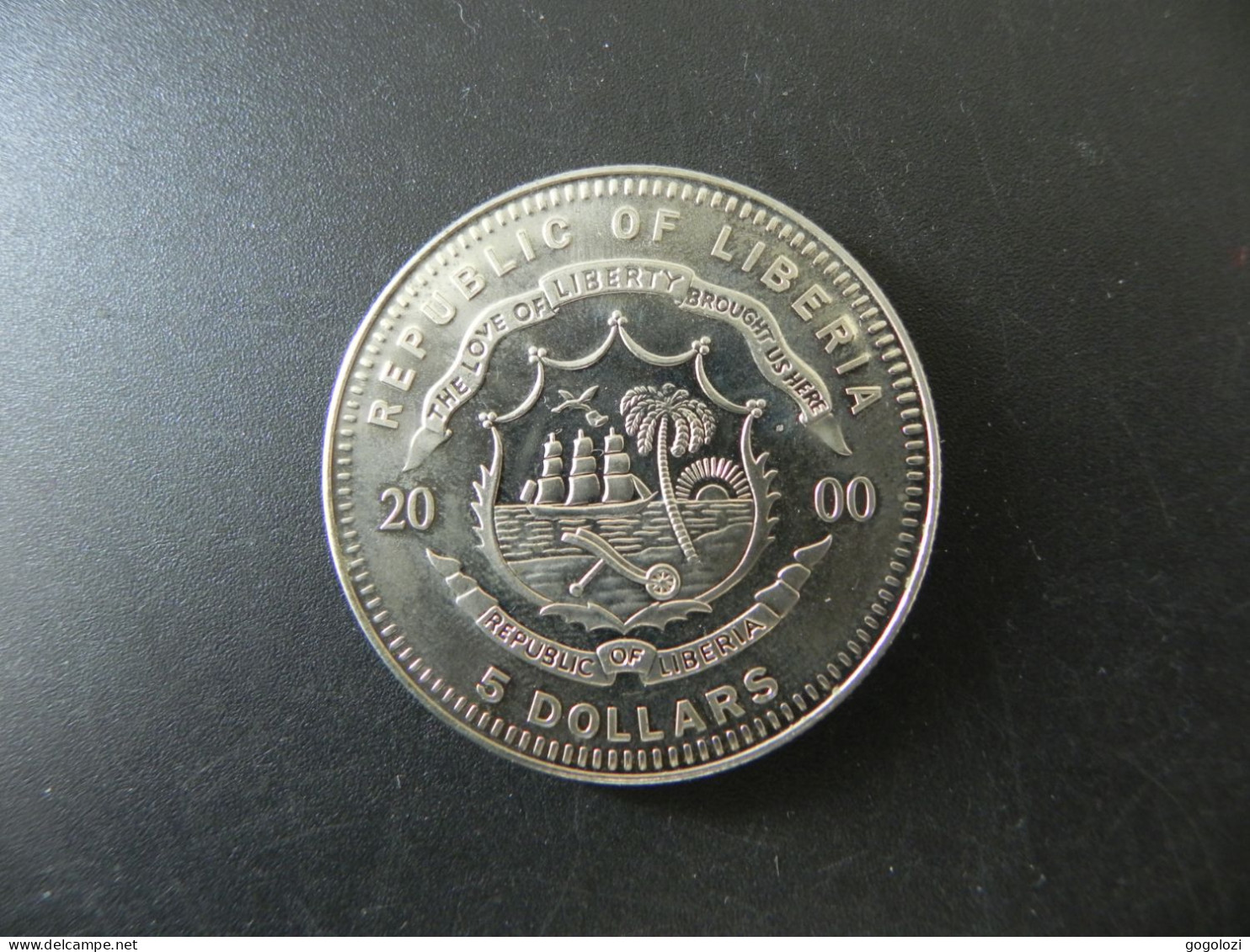 Liberia 5 Dollars 2000 - John F. Kennedy - Liberia