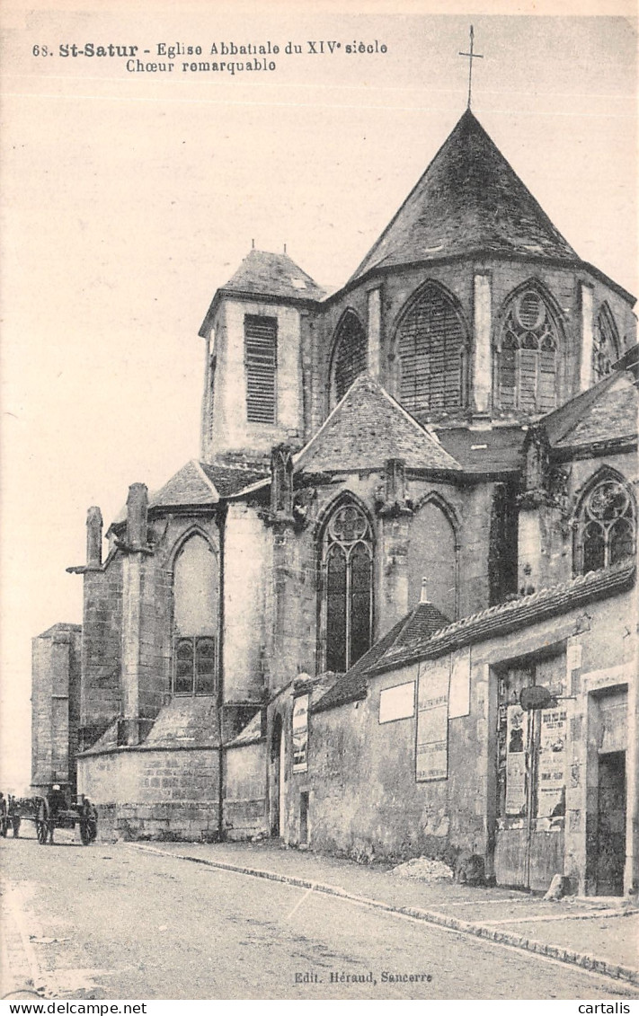 18-SAINT SATUR-N°C-4379-A/0109 - Saint-Satur