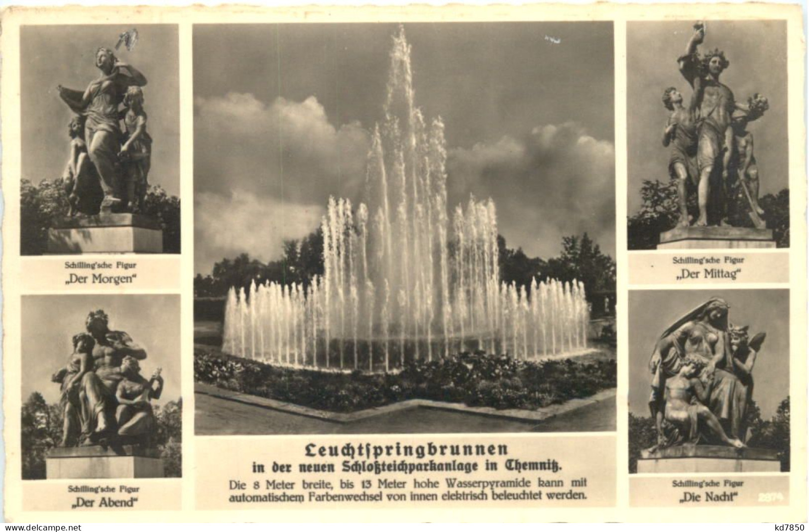 Chemnitz - Leuchtspringbrunnen - Chemnitz