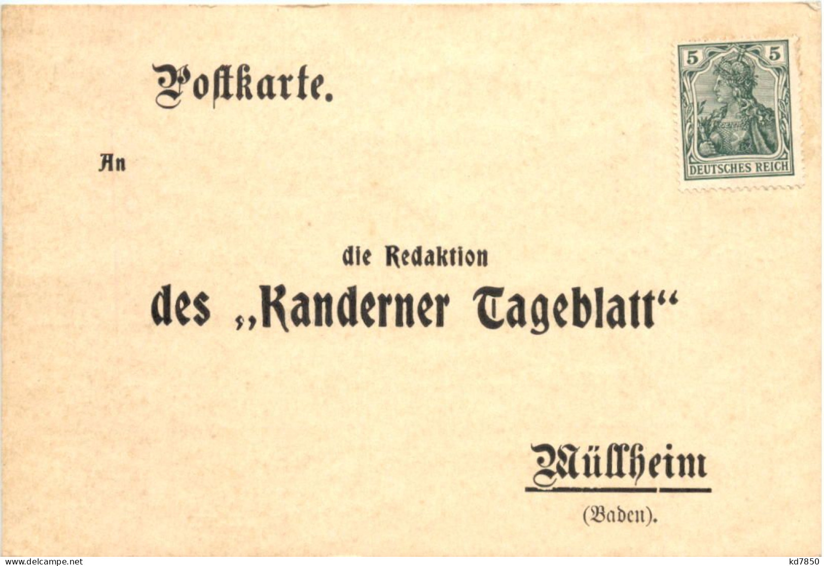 Müllheim In Baden - Kanderner Tageblatt - Müllheim