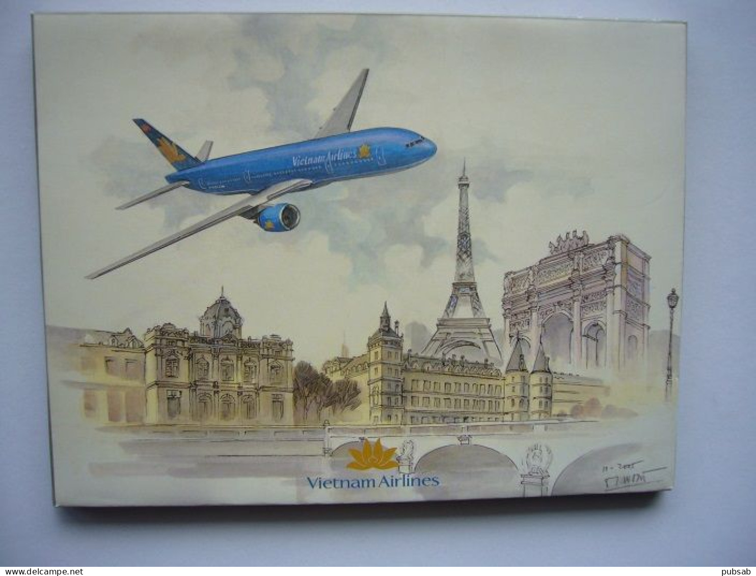 Avion / Airplane / VIETNAM AIRLINES / 12 CARDS : Size : 12,5X16,5cm / Airline Issue - Collections & Lots