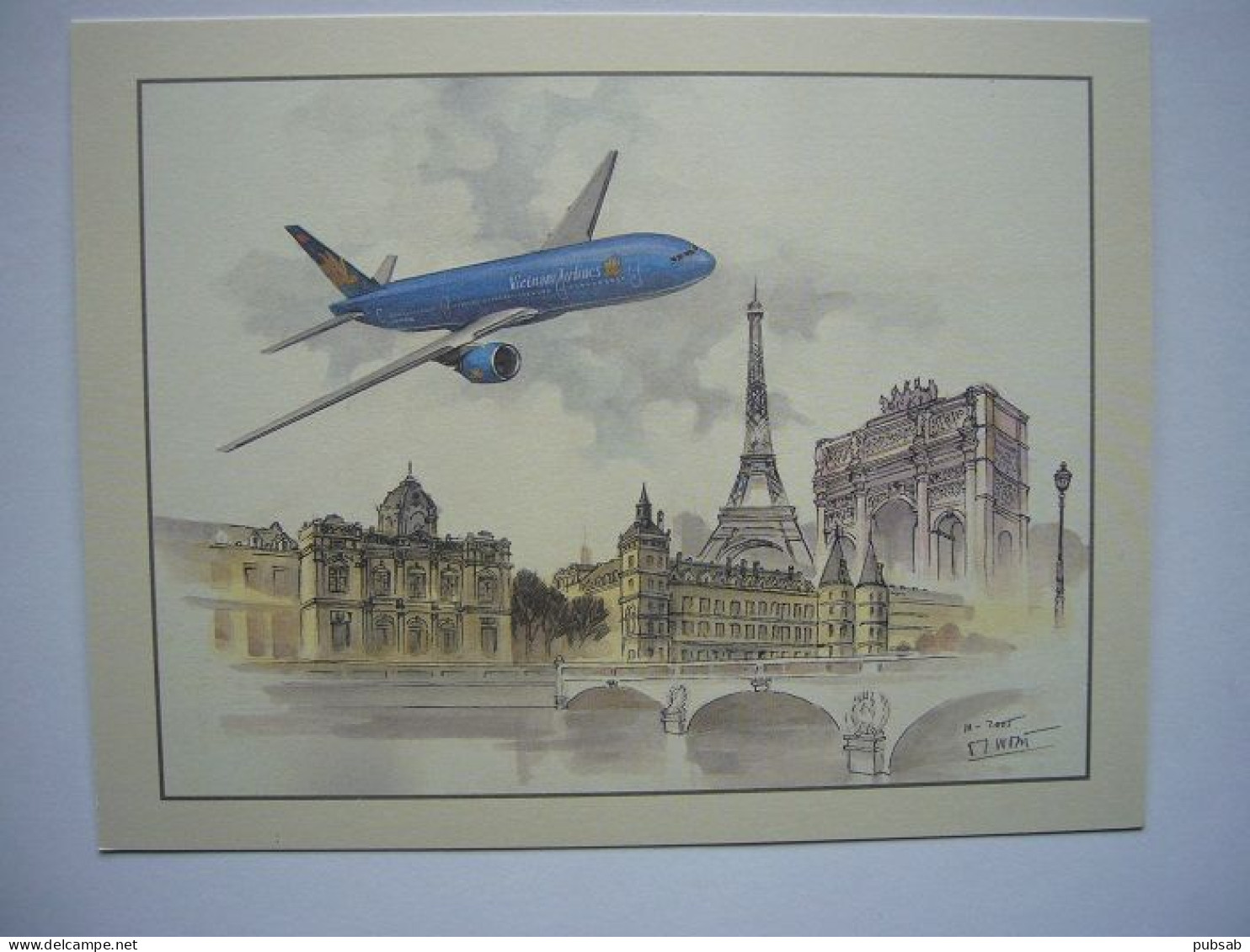 Avion / Airplane / VIETNAM AIRLINES / 12 CARDS : Size : 12,5X16,5cm / Airline Issue - Collezioni E Lotti