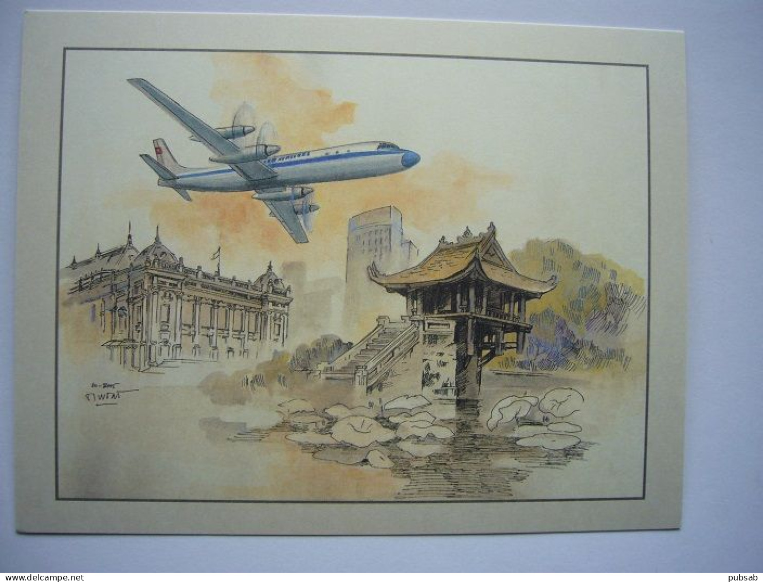 avion / airplane / VIETNAM AIRLINES / 12 CARDS : size : 12,5X16,5cm / airline issue