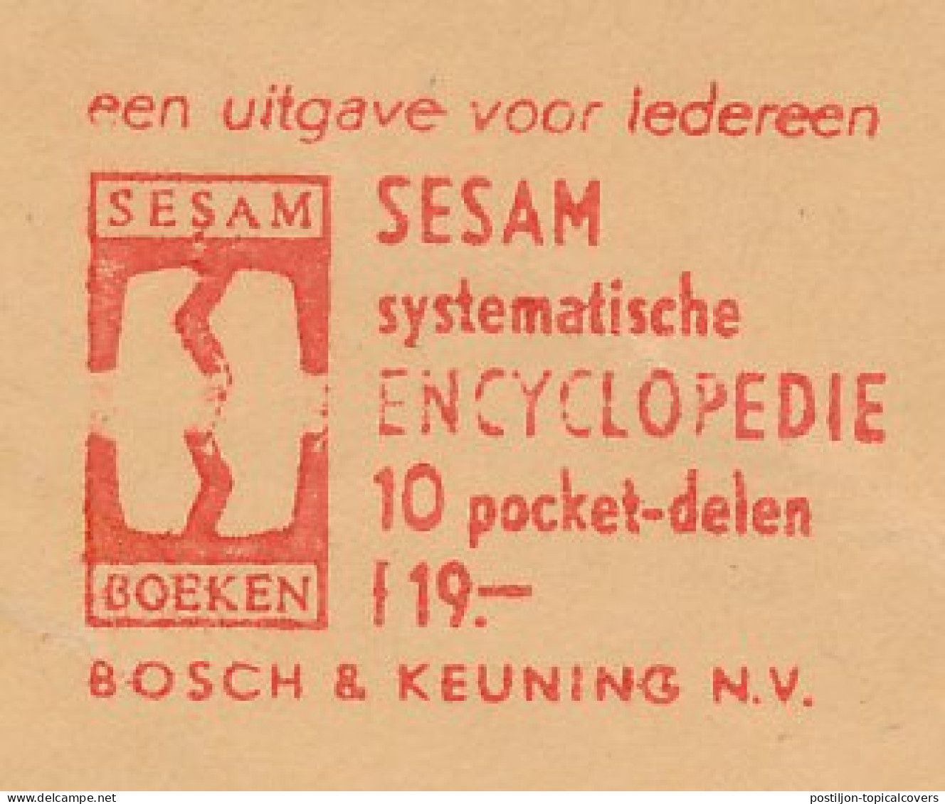 Meter Cover Netherlands 1963 Sesam Systematic Encyclopedia - Books - Non Classés