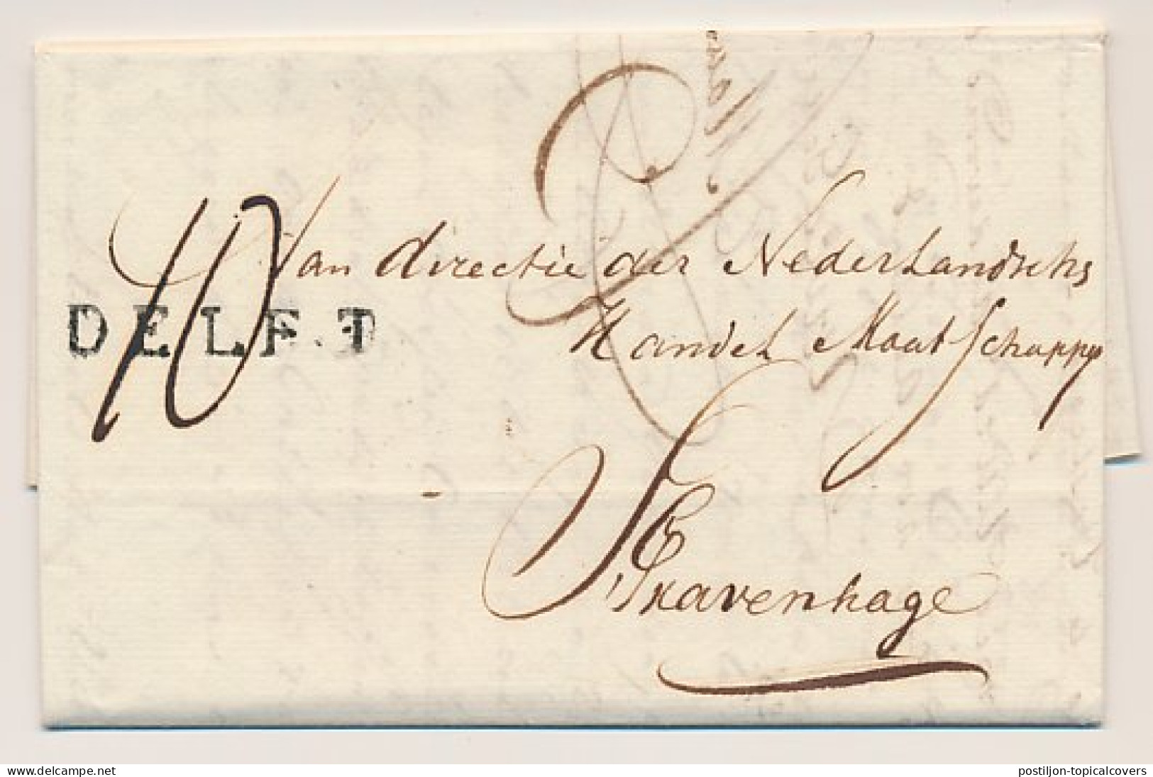 DELFT - S Gravenhage 1828 - ...-1852 Voorlopers