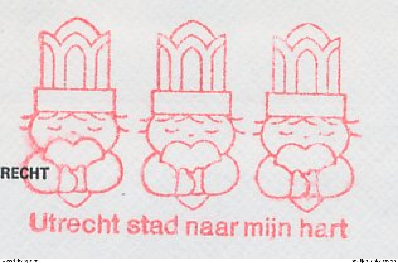 Meter Cover Netherlands 1990 Dick Bruna - Utrecht City To My Heart - Cómics