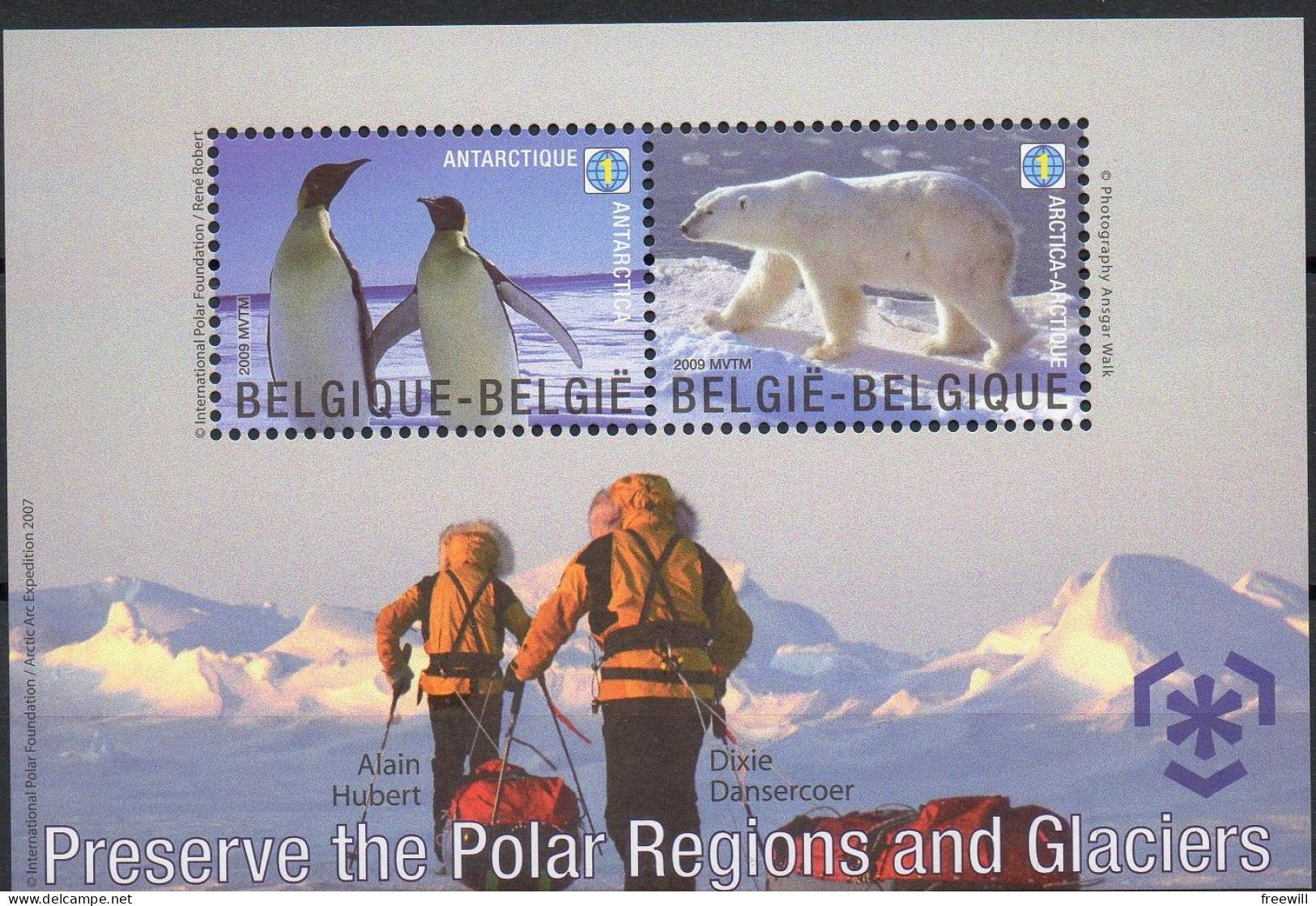 Belgique België Belgium Missions Dans L' Antarctique XXX 2007 2009 - 2002-… (€)