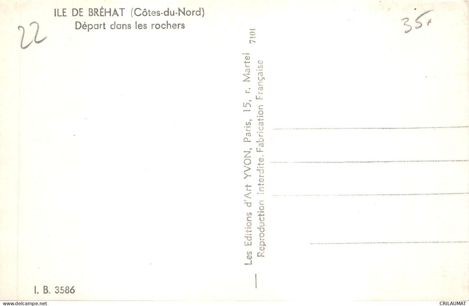 22-ILE DE BREHAT-N°6035-F/0173 - Ile De Bréhat