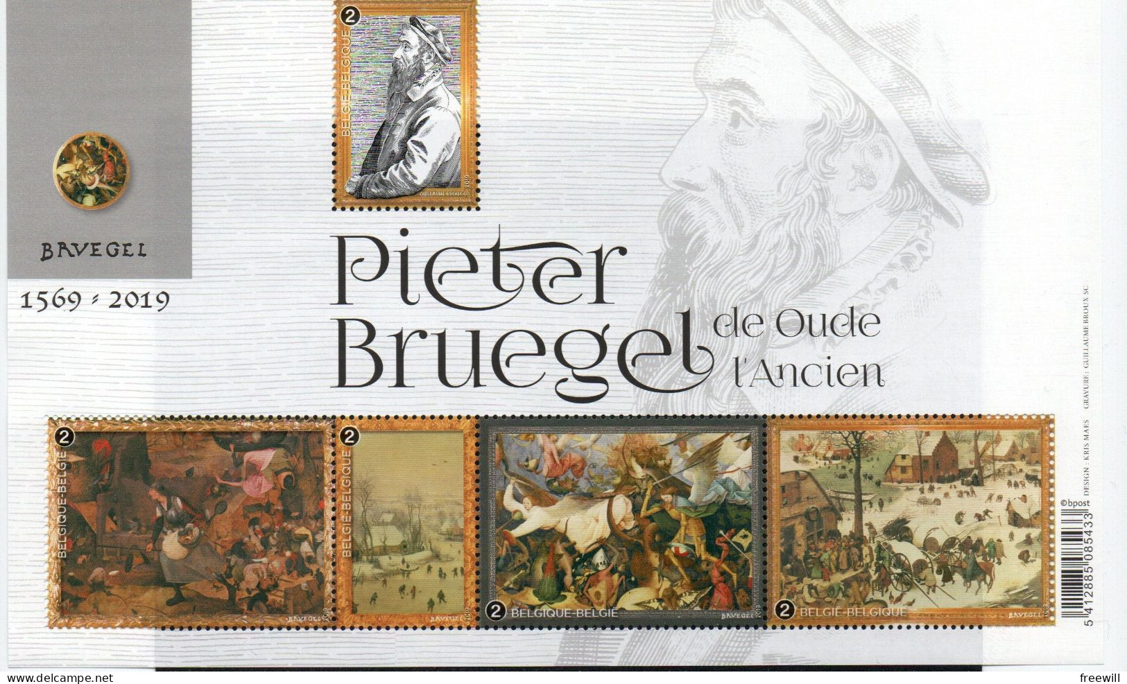 Pieter Brueghel L'ancien , De Oude 2019 Xxx - 2002-… (€)