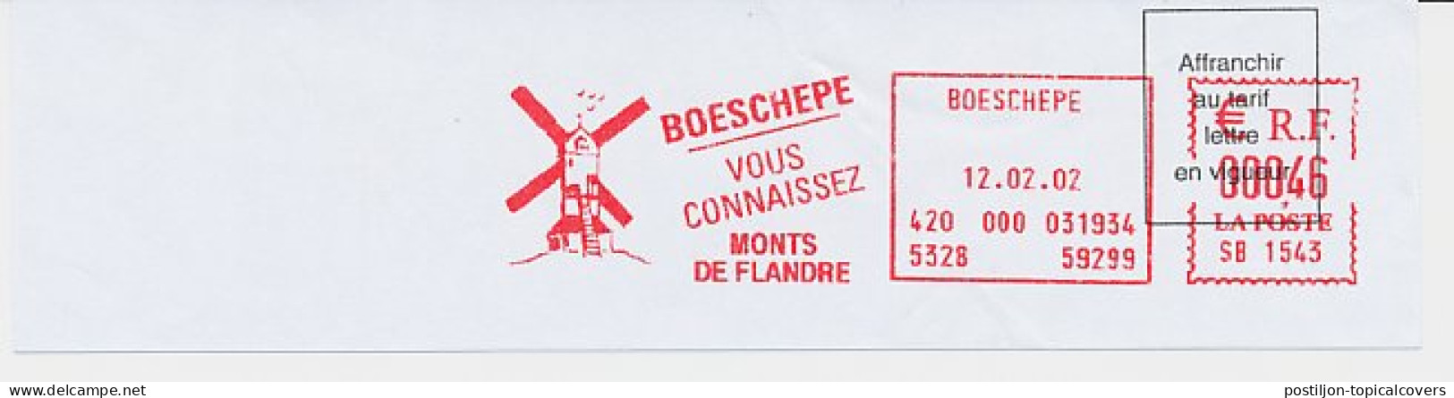 Meter Cut France 2002 Windmill - Moulins