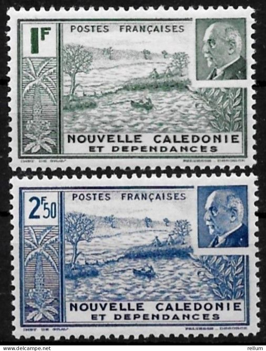 Nouvelle Calédonie 1941 - Yvert Nr. 193/194 - Michel Nr. 235/236  (+20%) ** - Ungebraucht