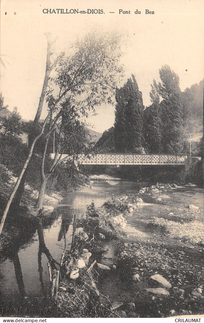 26-CHATILLON EN DIOIS-N°6035-H/0331 - Châtillon-en-Diois