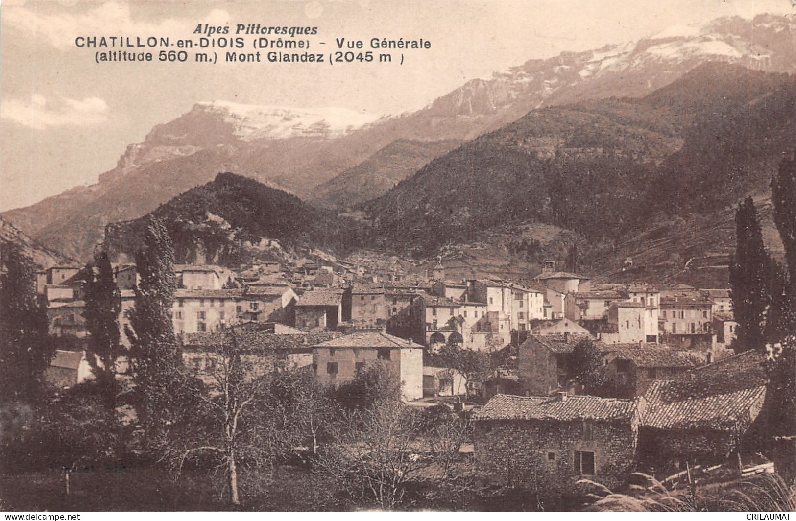 26-CHATILLON EN DIOIS-N°6035-H/0225 - Châtillon-en-Diois