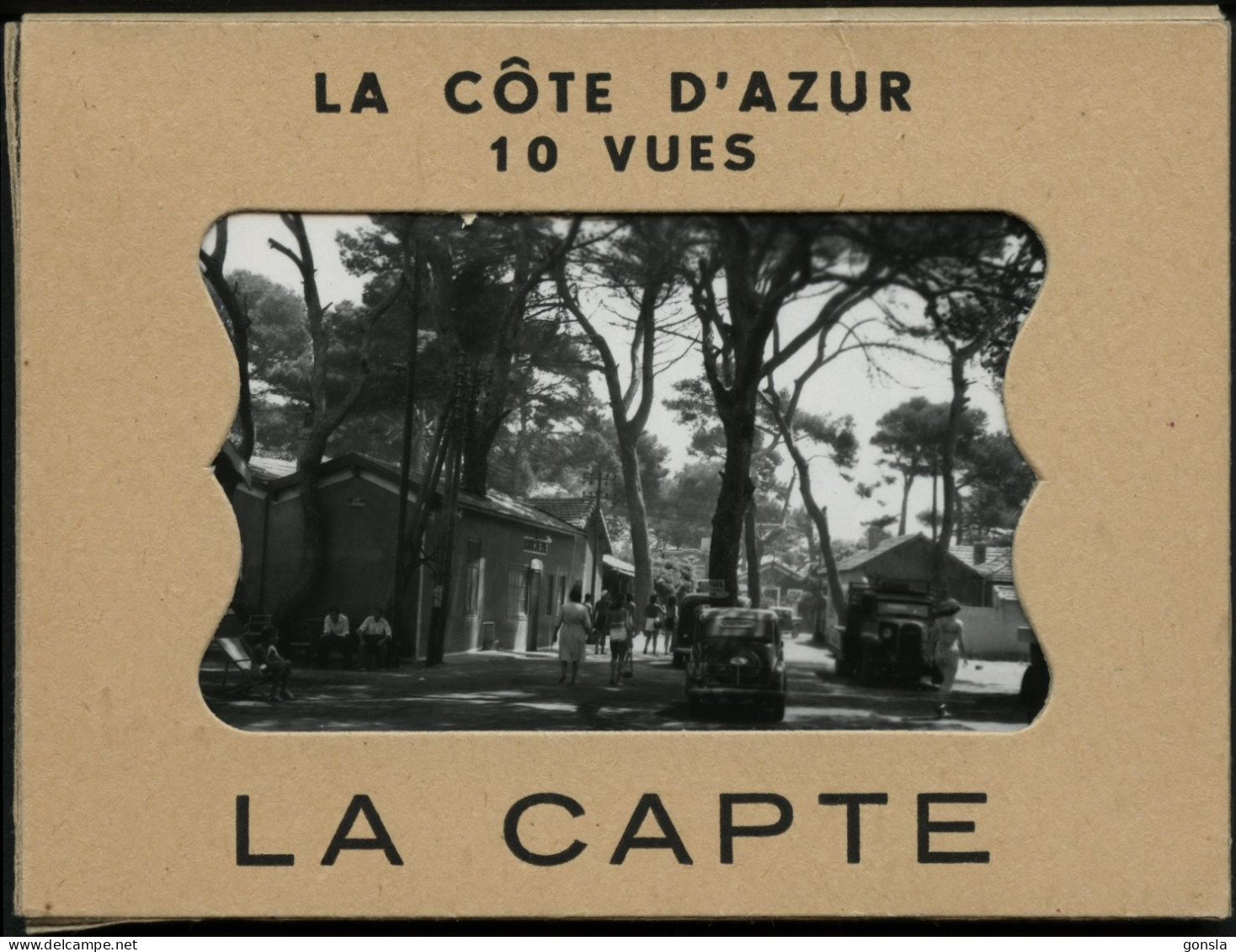 LA CAPTE 1940 "La Côte D’Azur" Bloc De 10 Petites Photos Originales - Europe