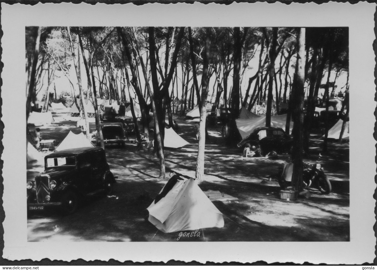 LA CAPTE 1940 "La Côte d’Azur" Bloc de 10 petites photos originales