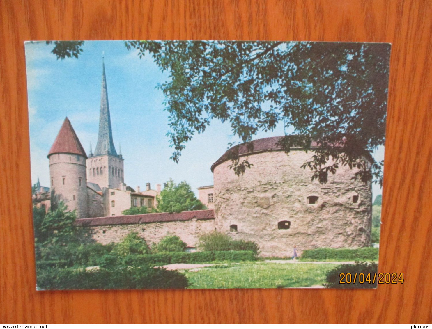 1980 MOSCOW OLYMPICS TALLINN YACHTING REGATTA POSTCARD , OLD TOWN - Juegos Olímpicos