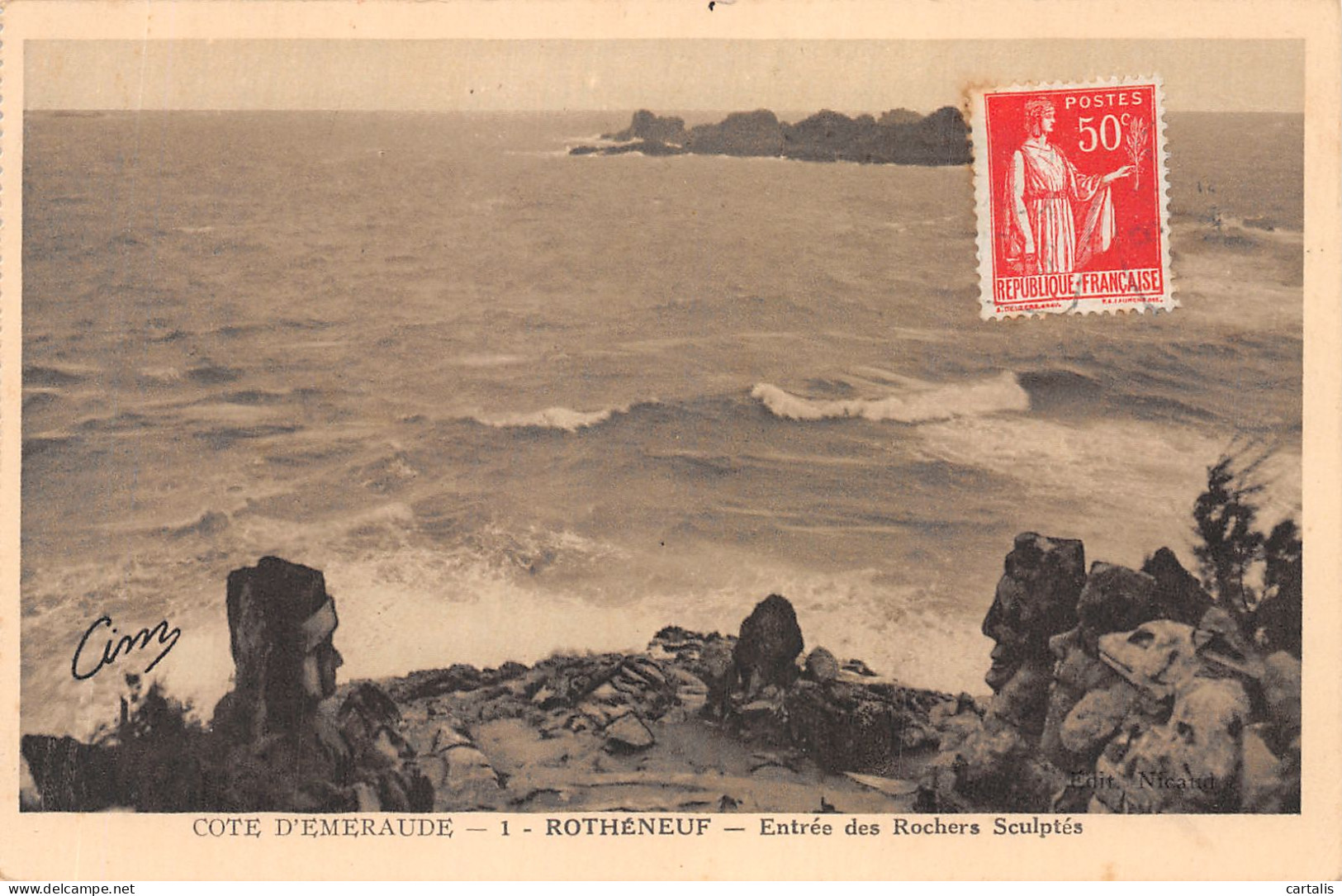 35-ROTHENEUF-N°C-4380-A/0121 - Rotheneuf