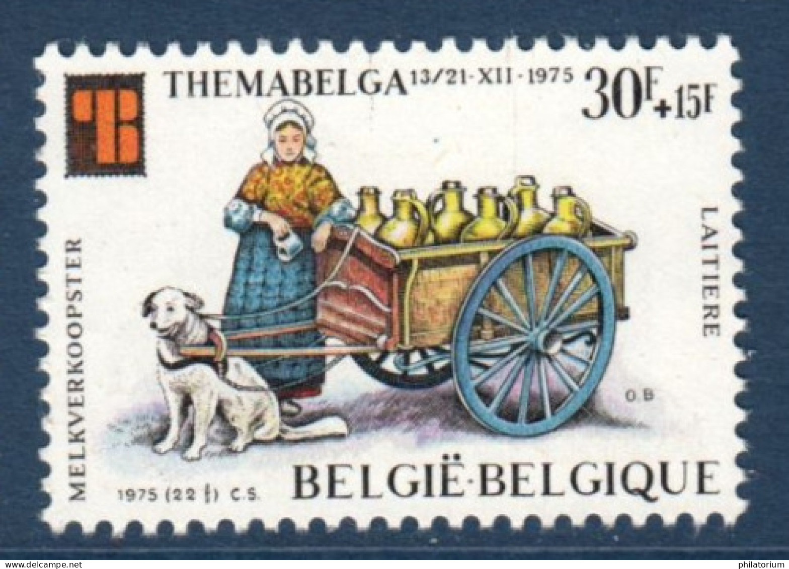 Belgique, België, **, Yv 1789, Mi 1846, SG 2416, Laitière Des Flandres, - Nuovi