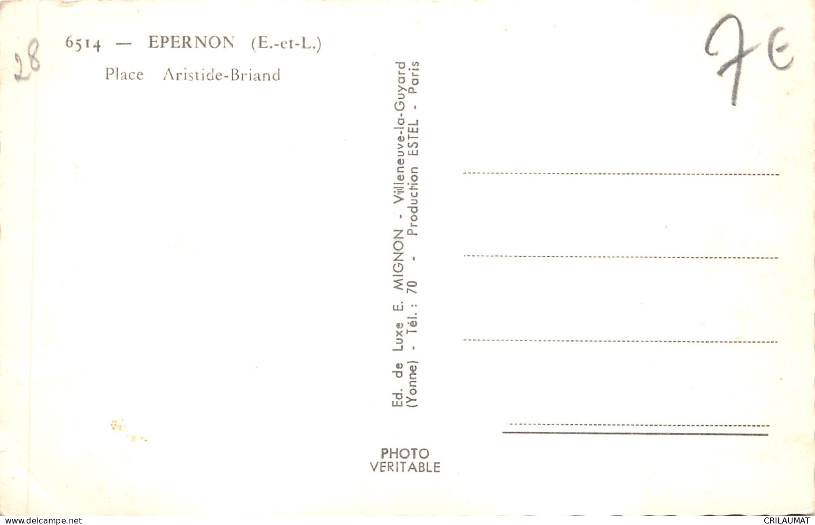 28-EPERNON-N°6036-B/0331 - Epernon